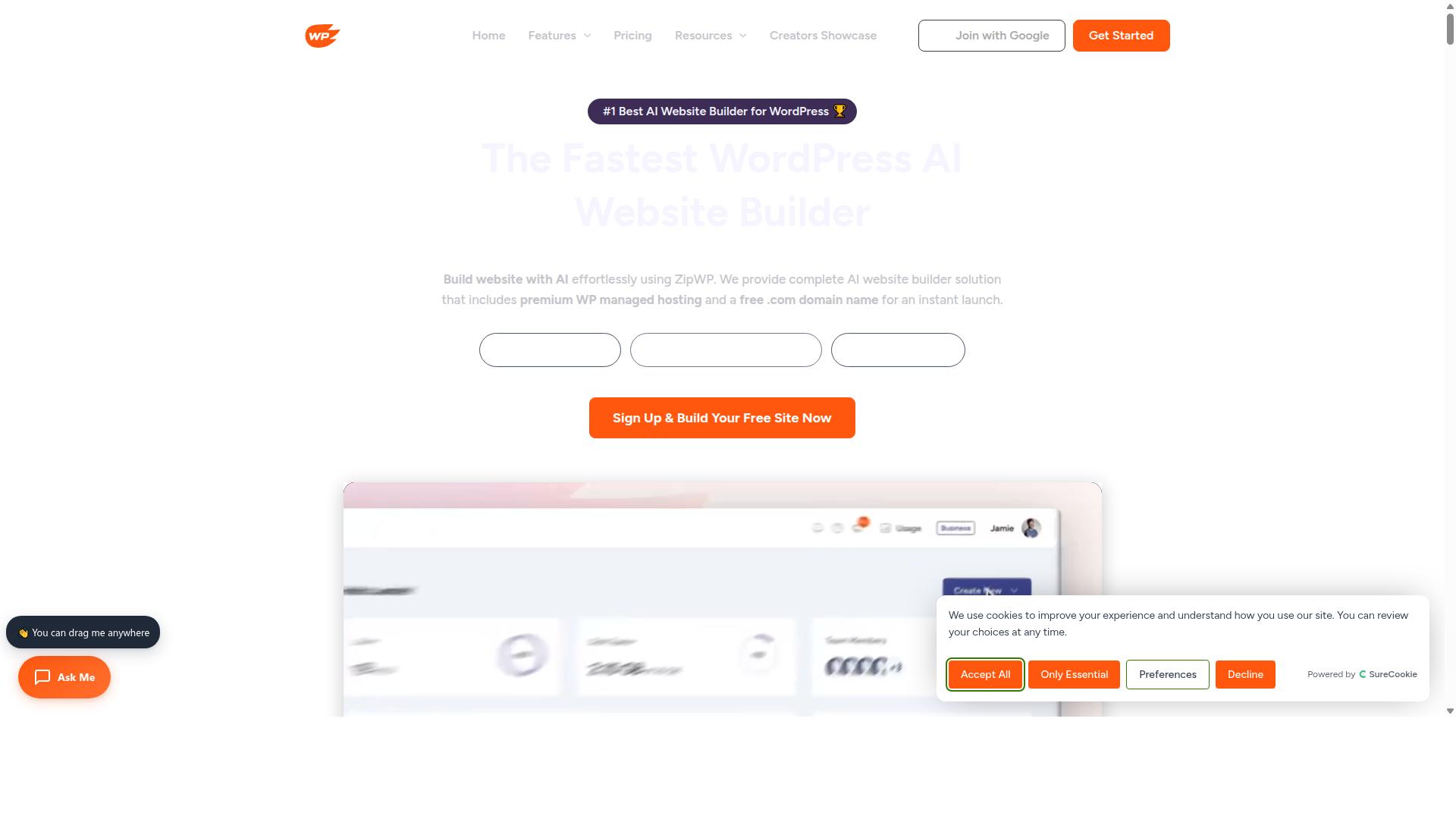 ZipWP website